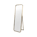 Elegant Full-Length Standing Mirror with Gold Frame